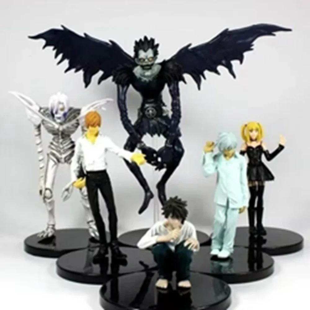 Фигурка аниме DEATH Note Yagami Light Ryuk MisaMisa, статуя из ПВХ, 9 см, милая версия Q, стоячая модель, кукла, подарочная коллекция, орнамент (art.: 3920cdb21c98f) - 3920cdb21c98f