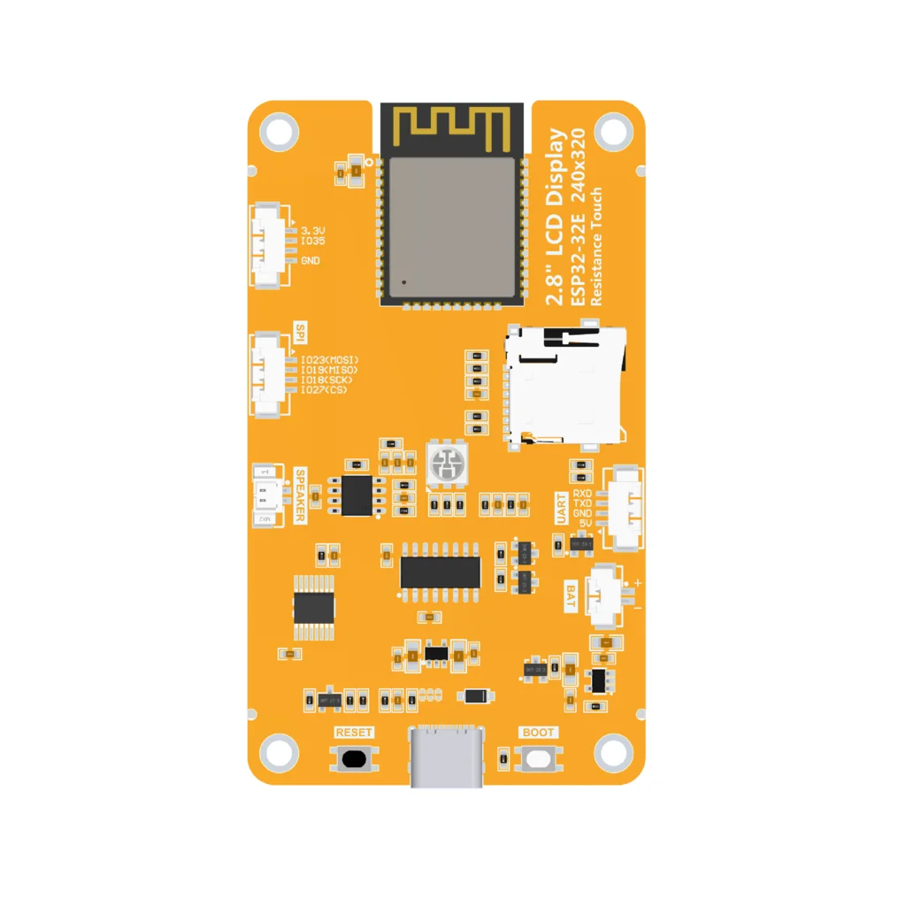 Фото 2,8-дюймовый дисплей ESP32-32E ESP32-WROOM-32E Модуль WIFI BLE Двухъядерный процессор TFT SPI 240x320 ILI9341V Экран драйвера для IoT №2