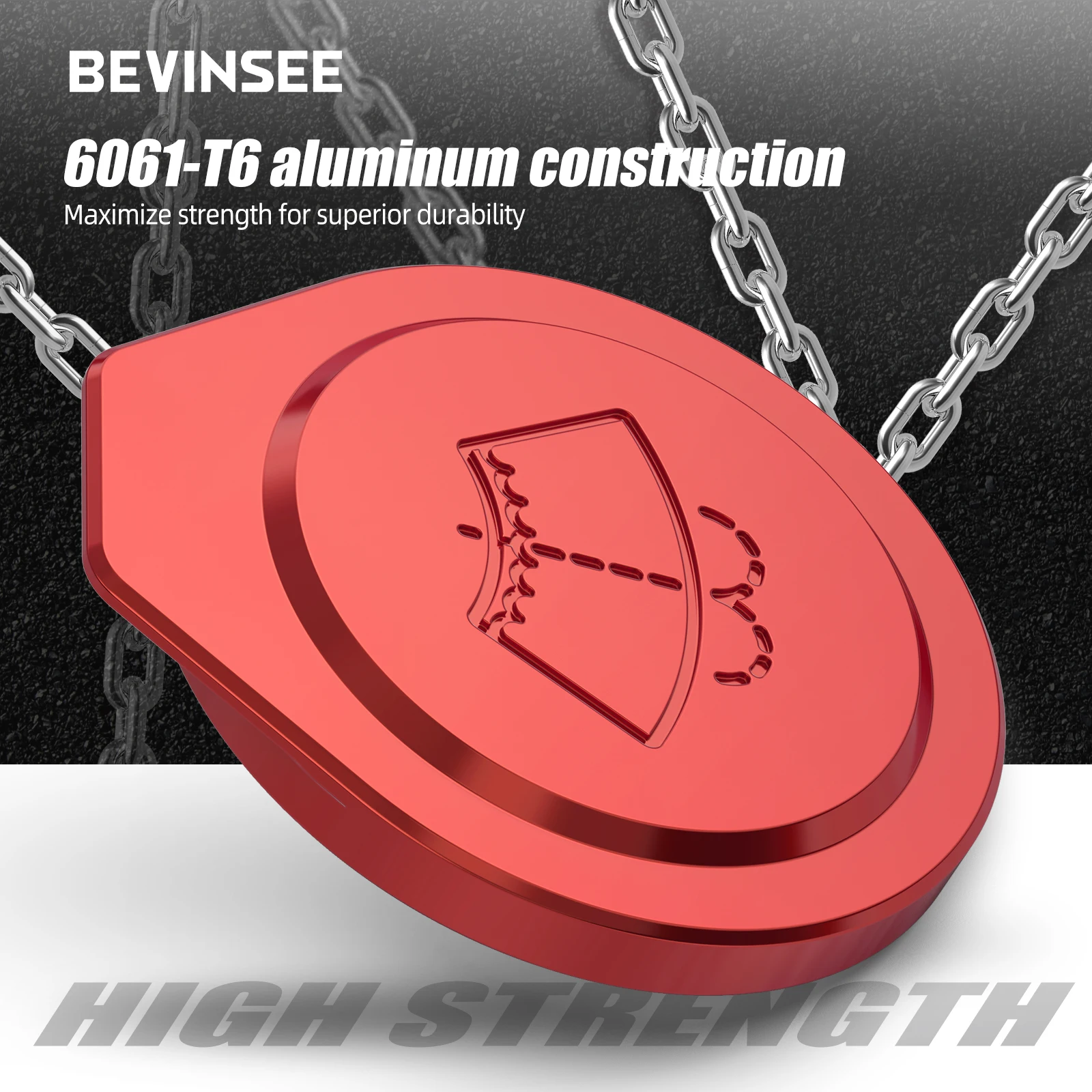 Фото Крышка резервуара для омывающей жидкости BEVINSEE 61667264145   Для BMW E90 E91 E92 E93 E81 E82 E87 E88 2005-2013, для BMW X1 E84 2010-2015 №3
