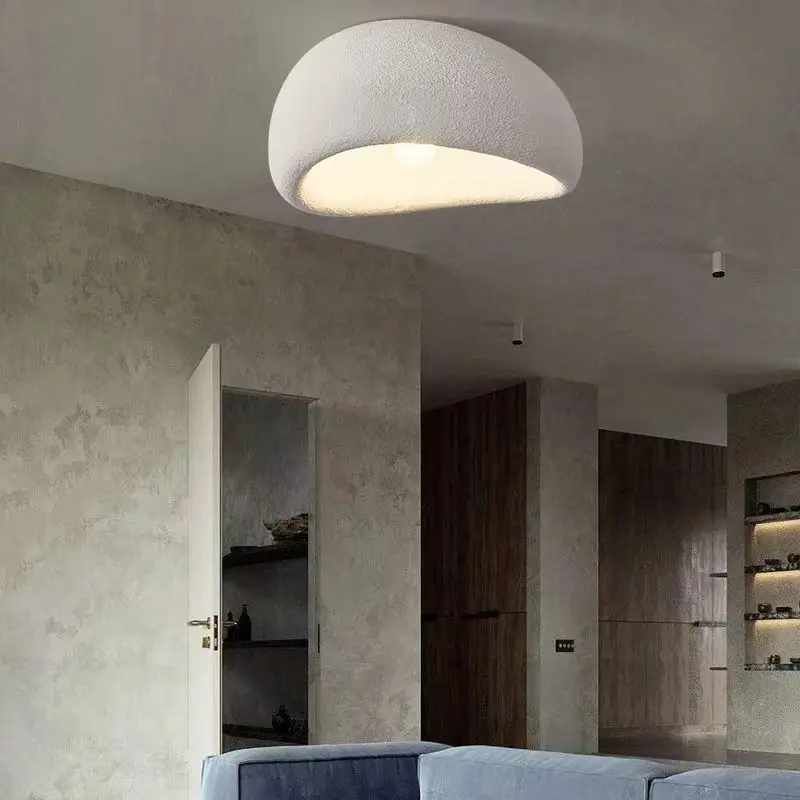 Retro Japanese restaurant bedroom living room ceiling light Wabi Sabi designer Nordic personalized ceiling light E27 (art.: 3920cff2454d3) - 3920cff2454d3