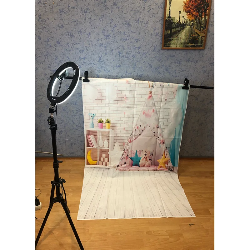 Фото Художественный тканевый фон для фотосъемки с изображением природного пейзажа лесной пейзаж фотофоны для студийной фотосъемки №4