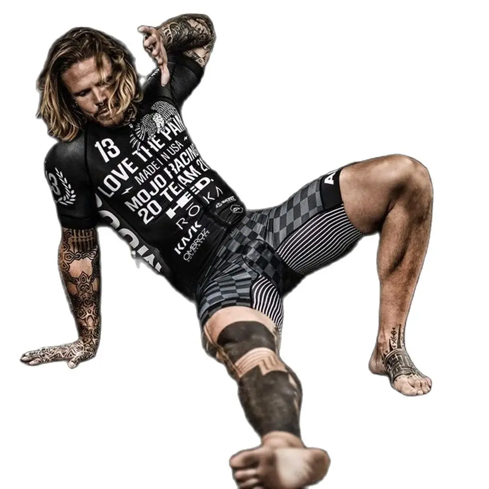 Love The Pain-Mono de Ciclismo para hombre, triatlon, Speedsuit, манга corta, Maillot, ropa para correr