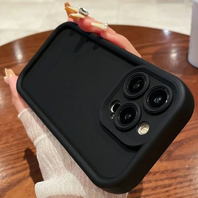 Роскошный мягкий чехол карамельного цвета для телефона iPhone 15 14 13 12 11 Pro Max 14 15 Plus Mini X XR XS Max 7 8Plus, противоударный чехол-бампер