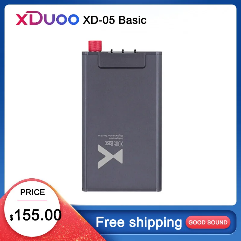 Xduoo XD-05 Базовый усилитель для наушников с декодированием терминала и ЦАП ESS9018K2M 384 кГц DSD256 XD05 Basic