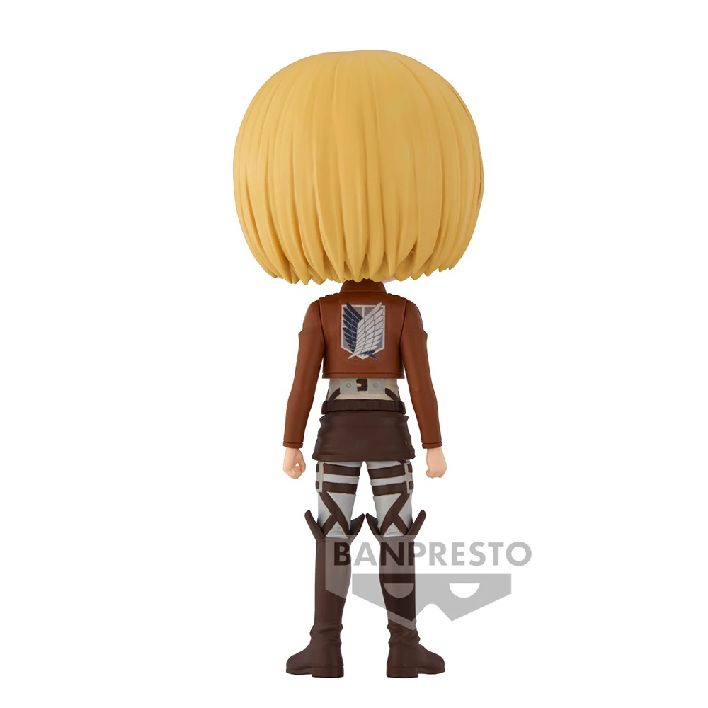 Фото Оригинальная Коллекционная Фигурка Banpresto Q Posket Attack On Titan Armin Arlert 140 мм аниме экшн-модель игрушка подарок для детей №3