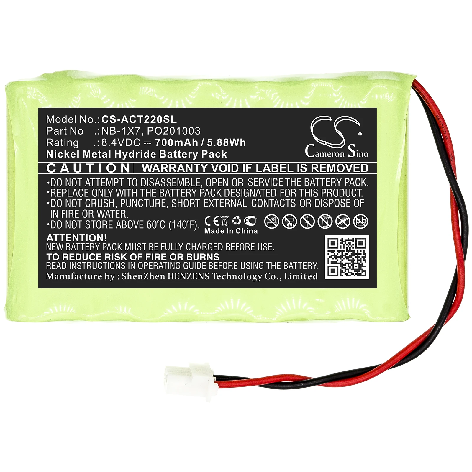 Аккумулятор Cameron Sino 700 мАч для Acutrac Digisat Pro MKII, счетчик спутникового сигнала Digisat 3 Pro 22 Pro MKII NB-1X7 PO201003