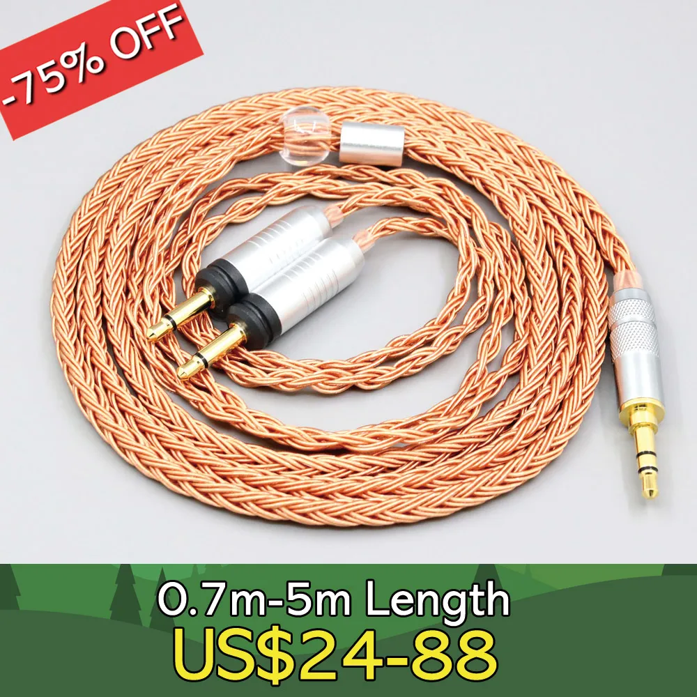 16 ядер 99% 7N OCC кабель для наушников для фокусного расстояния Elear Elex Elegia Stellia Dual 3,5 мм разъем для наушников LN008266