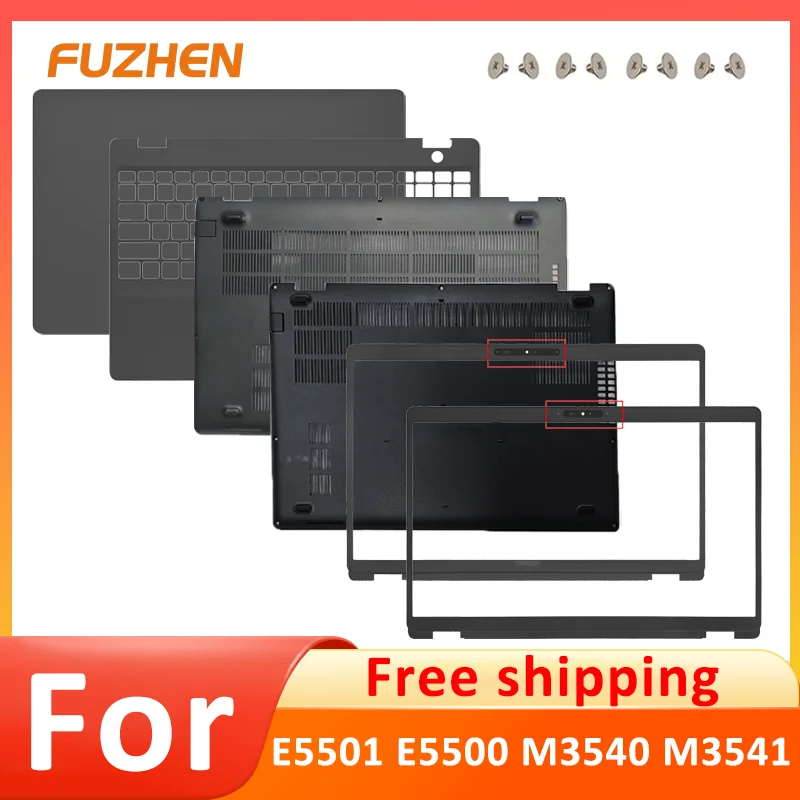 Новый сменный чехол для Precision E5510 E5501 M3540 M3541, задняя крышка ЖК-дисплея, передняя панель, нижняя часть корпуса