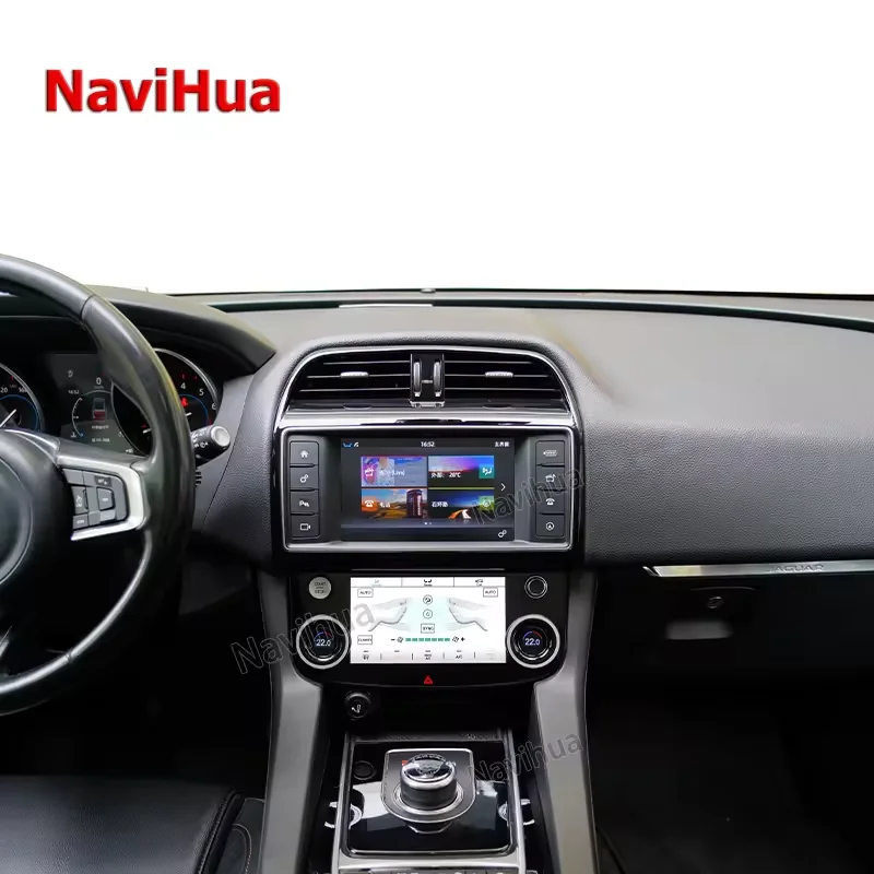ЖК-дисплей для Jaguar XE XEL 2015/2019, с цифровым сенсорным экраном переменного тока и климатическим контролем
