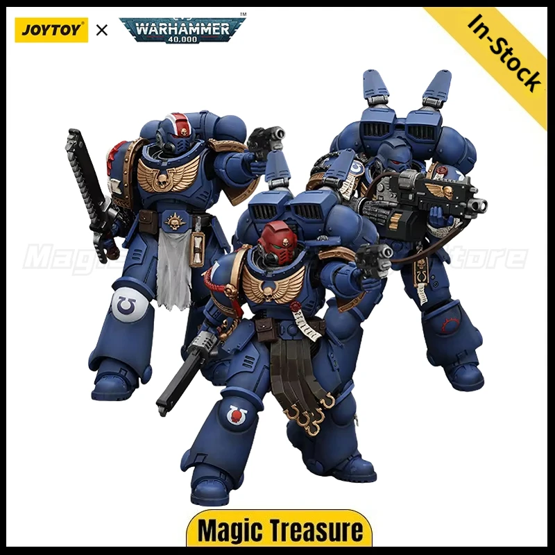 【В наличии】JOYTOY Warhammer 40K 1/18 Фигурки Ультрамарин Лейтенант Titus Gadriel Chairon Аниме Модель Коллекция игрушек