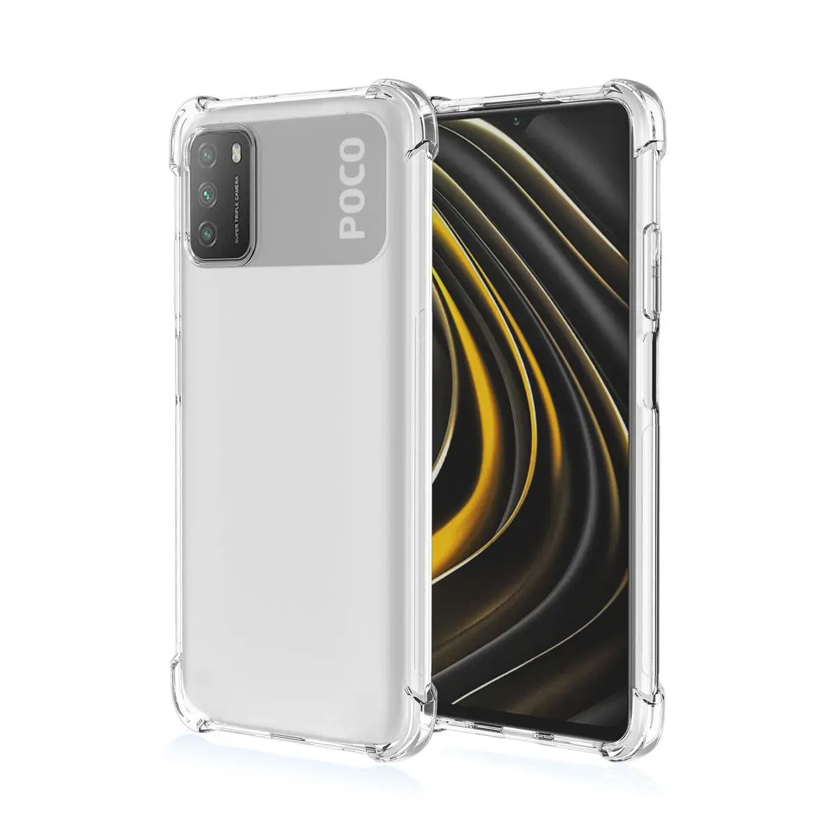Подходит для Xiaomi Poco M3 Fusion, градиентный цветной противоударный Модный чехол для телефона (art.: 3920c13c3efa8) - 3920c13c3efa8
