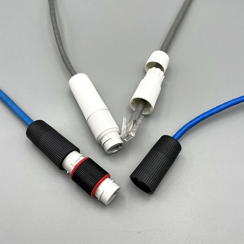 Фото 1 шт., водонепроницаемый соединитель RJ45 для подключения кабеля к сети Ethernet №3