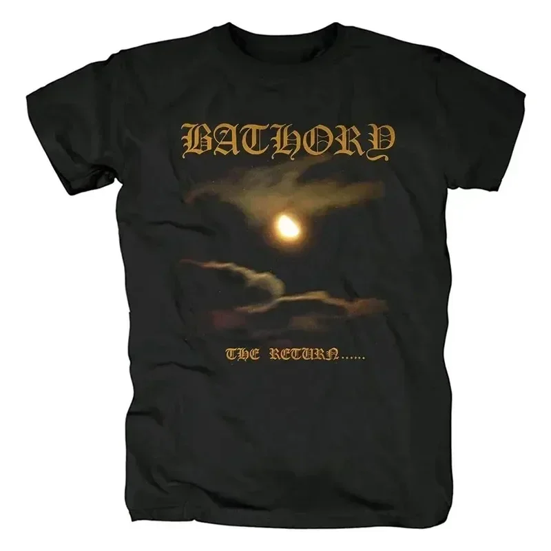 Футболка Bathory Black Metal Venom, летняя мужская футболка большого размера с короткими рукавами, хлопковая футболка, повседневная женская футболка в стиле хип-хоп, уличная одежда