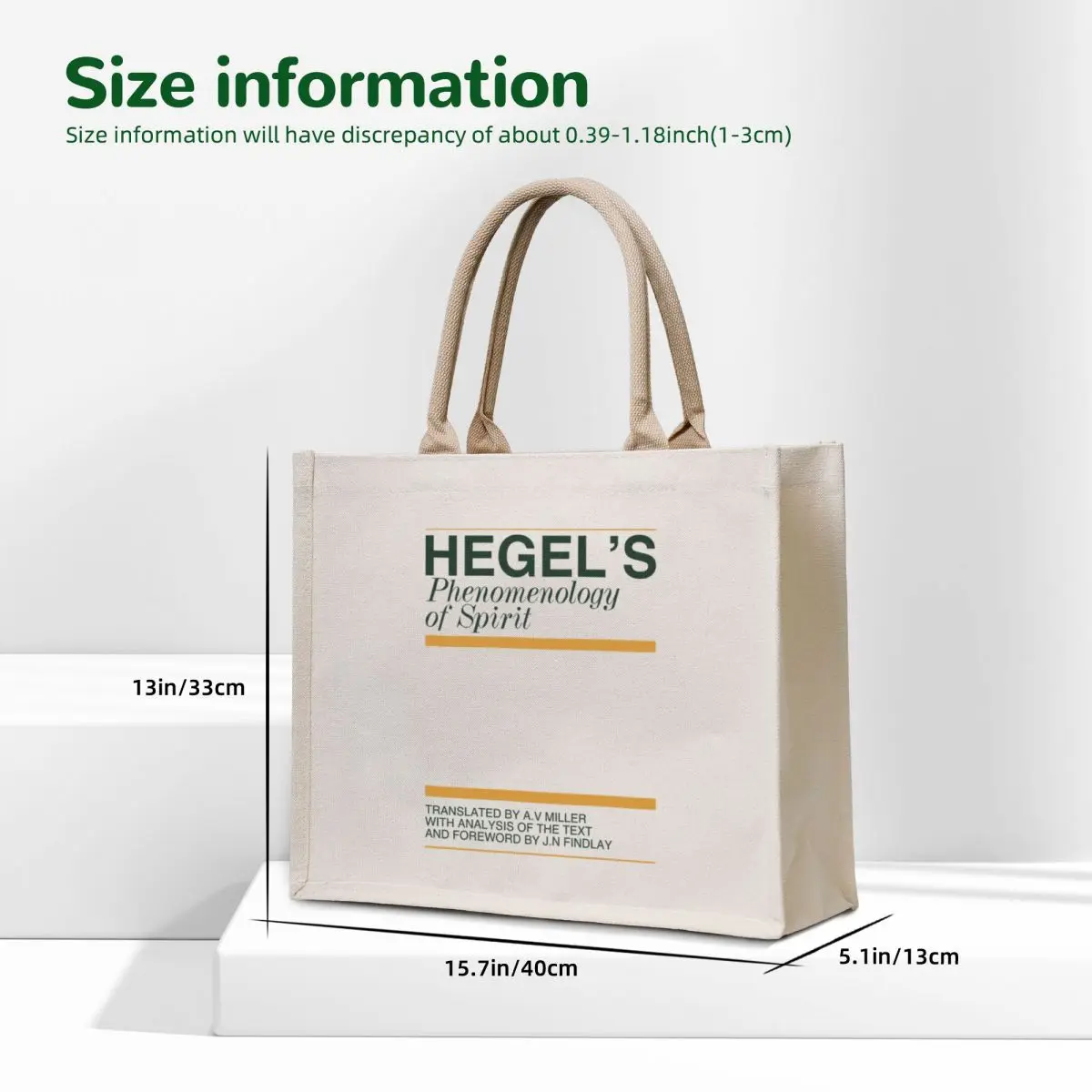 Фото Hegel_s Phenomenology of Spirit Tote Bag сумка для покупок холщовая сумка-тоут с логотипом на заказ сумка-тоут №5