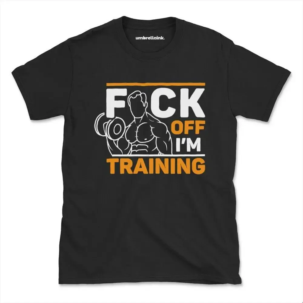 F Off Im тренировочная футболка для фитнеса тренировочная мужская женская рубашка