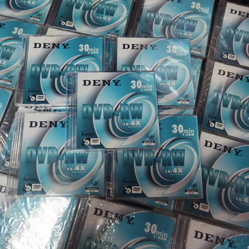 Мини-DVD-RW, 8 см, перезаписываемый DVD-RW, 30 мин, 1,4 ГБ, 1-4 скорости, 5 шт.