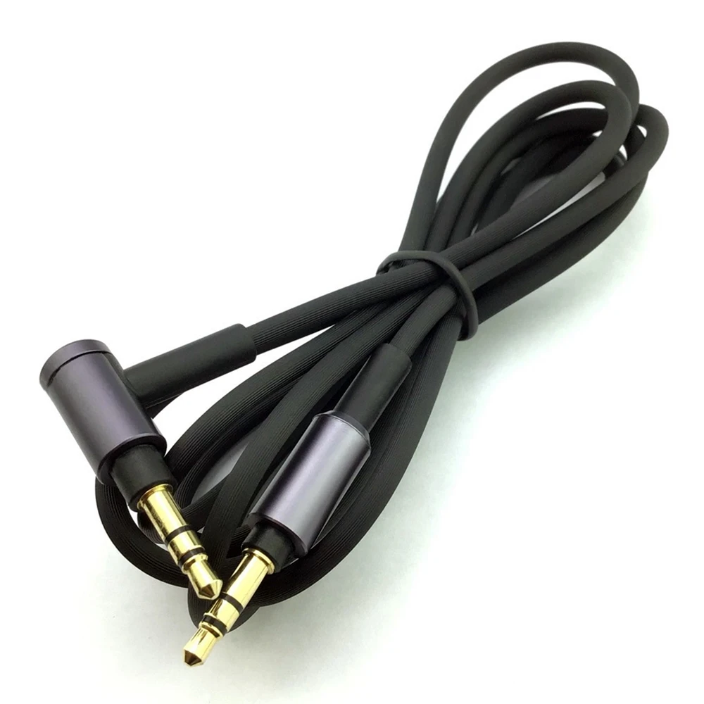 Для Sony WH-1000 XM2 XM3 XM4 H900N H800 аудиокабель для наушников 3,5 мм, Длина 1,5 м/фута (черный без микрофона)
