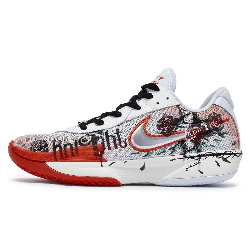 【Customize】Nike Air Zoom G.T. Cut Academy Basketball Shoes Unisex Low-top Red/Black Sneakers shoes FB2598-101