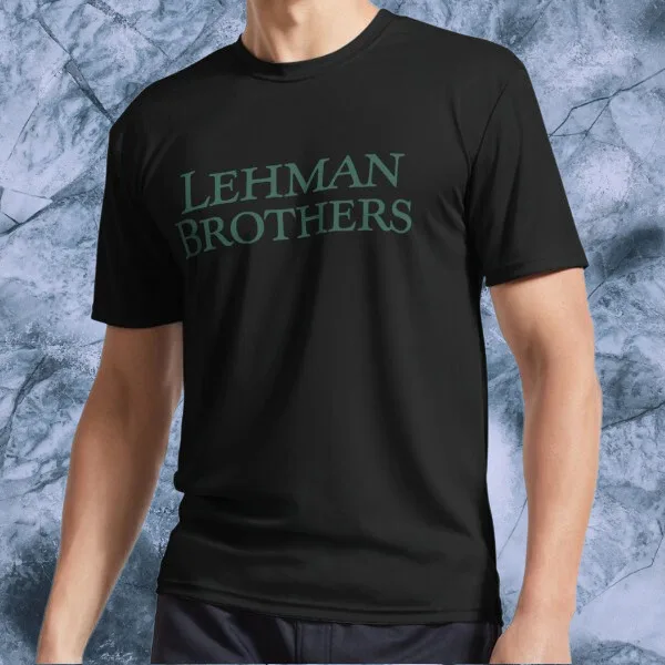 Футболка Lehman Brothers Active, футболка с забавным логотипом, Мужская футболка