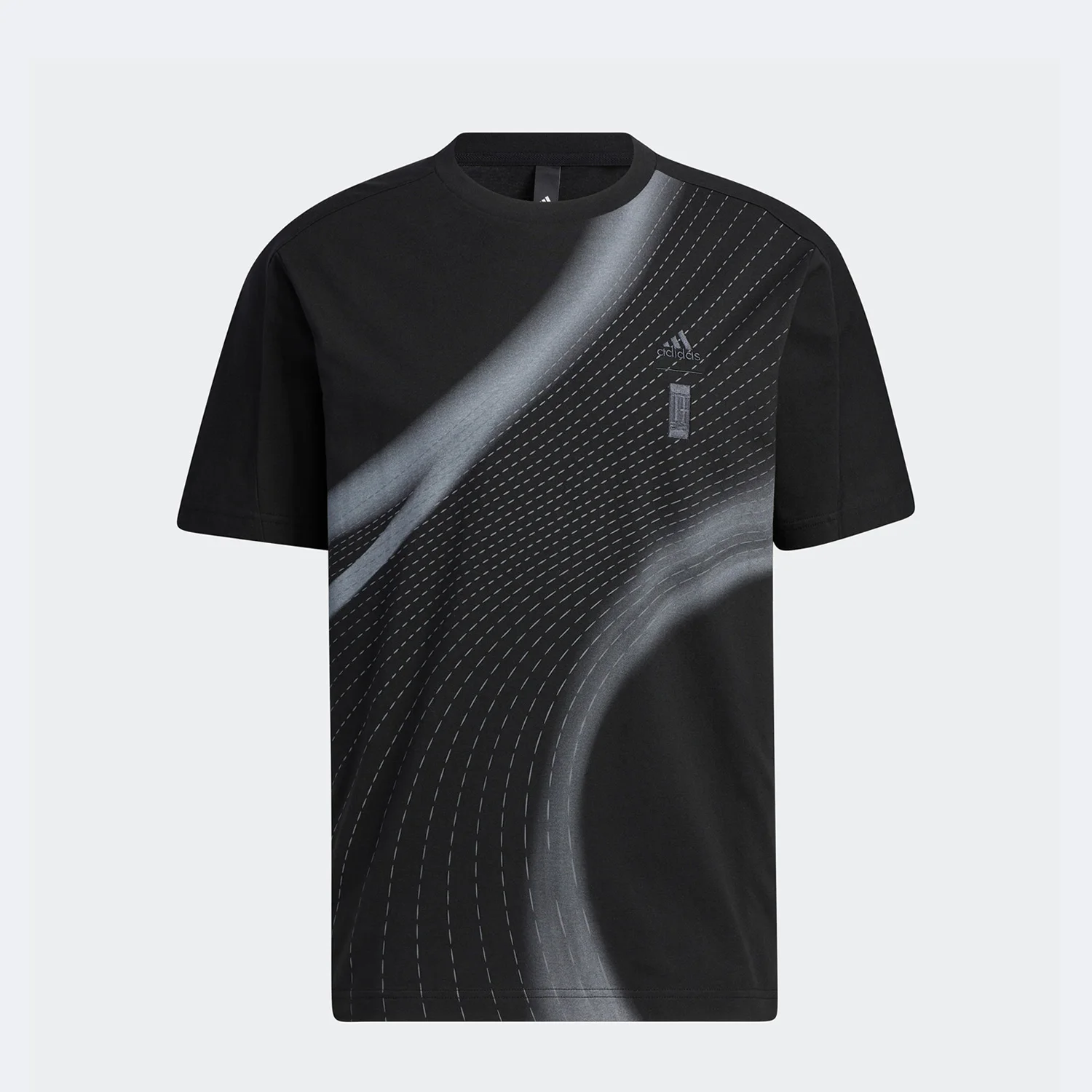 Фото Официальная летняя новая мужская спортивная футболка серии Wuji Adidas IA8089 №4