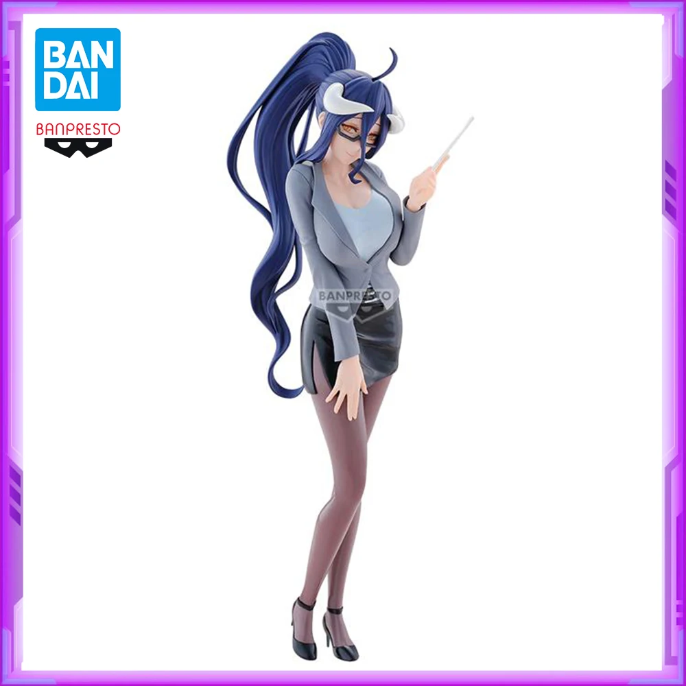 Оригинальная BANDAI Banpresto Overlord Albedo, сексуальная униформа учителя, ПВХ аниме-фигурки, экшн-фигурки, модель игрушки, рождественские подарки