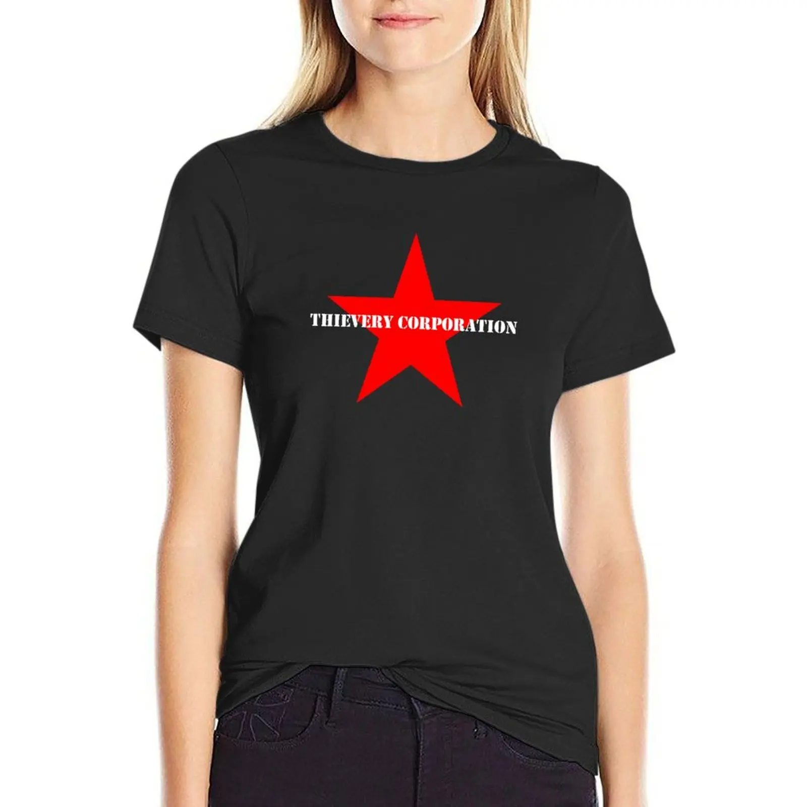 Новинка 03 Thievery Corporation Genres: футболка с электронной музыкой, винтажные быстросохнущие женские футболки с рисунком
