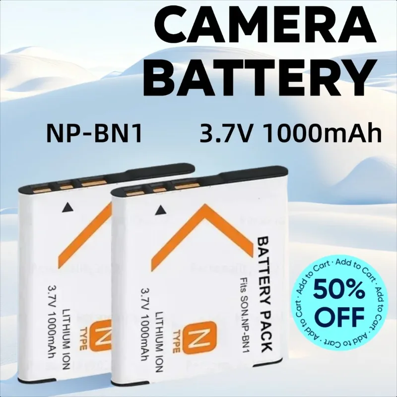 3,7 В 1000 мАч NP-BN1 для Sony DSC TX7 TX9 TX10 T99 W320 DSC-W390 DSC-W380 W350 W330 W310 Аккумулятор для камеры