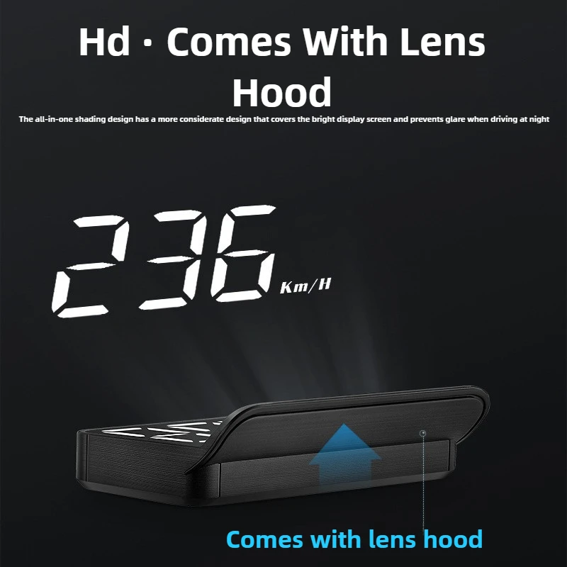 Фото Проекционный дисплей автомобиля HUD M3 Автомобильный проекционный дисплей высокой четкости OBD №3
