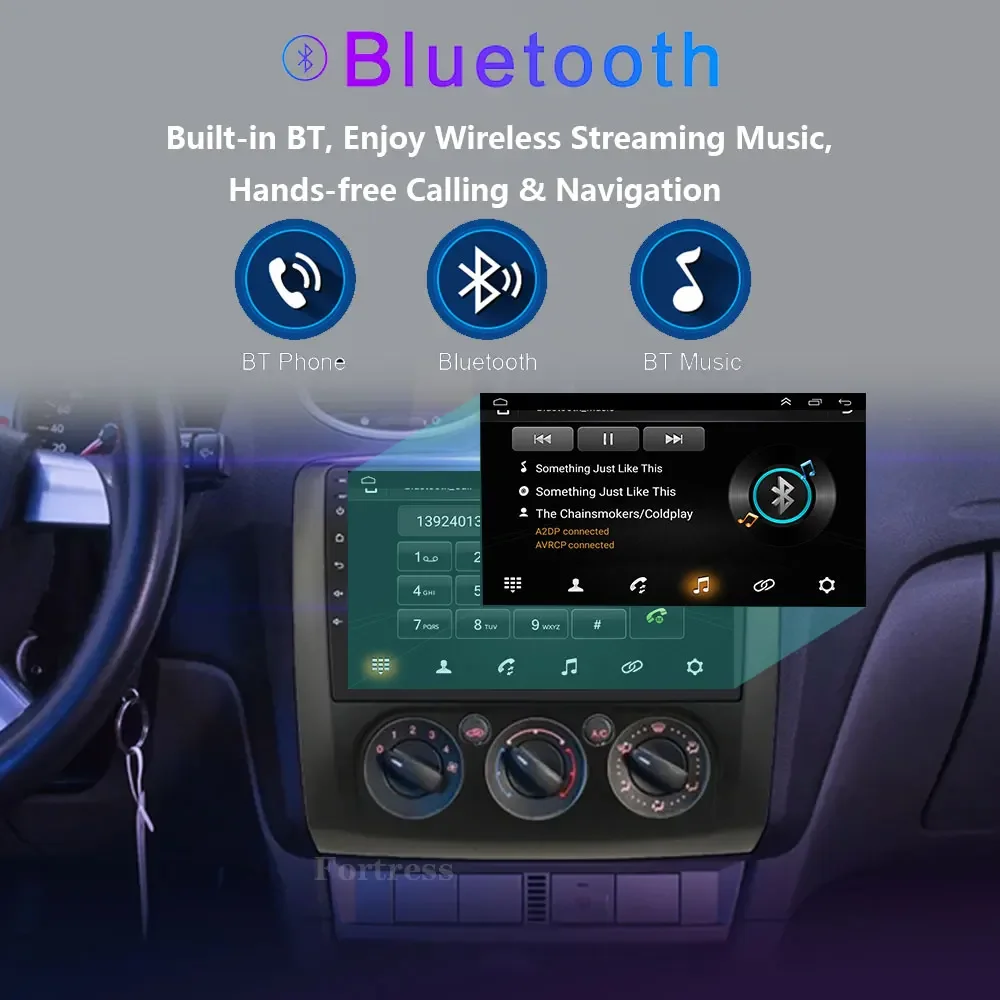Для Ford Focus 2005-2011 GPS Android 16 Carplay Автомобильный радиоприемник Navi Автомобильный мультимедийный видеоплеер Авторадио Стерео головное устройство 2Din DSP (art.: 3920cffa804d3) - 3920cffa804d3