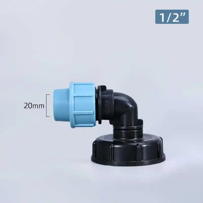 Фото IBC Samb коммеррование Pipa Tangki Air Konektor Air Kebun для Stopkontak Siku Tangki 20/25/32 мм Alat Adaptor Irigasi Peny שנים №2
