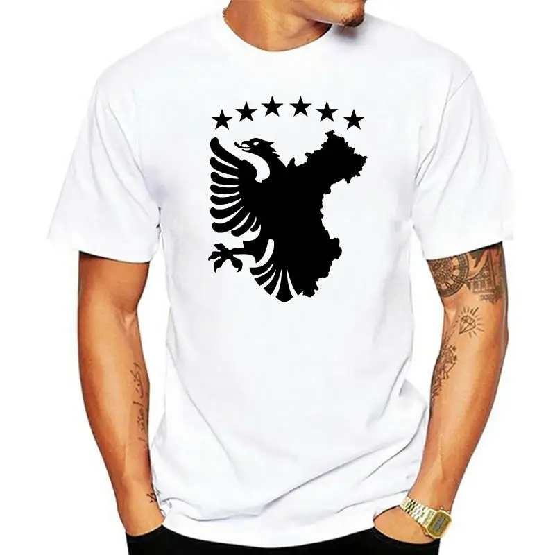 Автоматический флаг Флаг Албании Косово Косово shqiptar Горы Футболка S-XXL