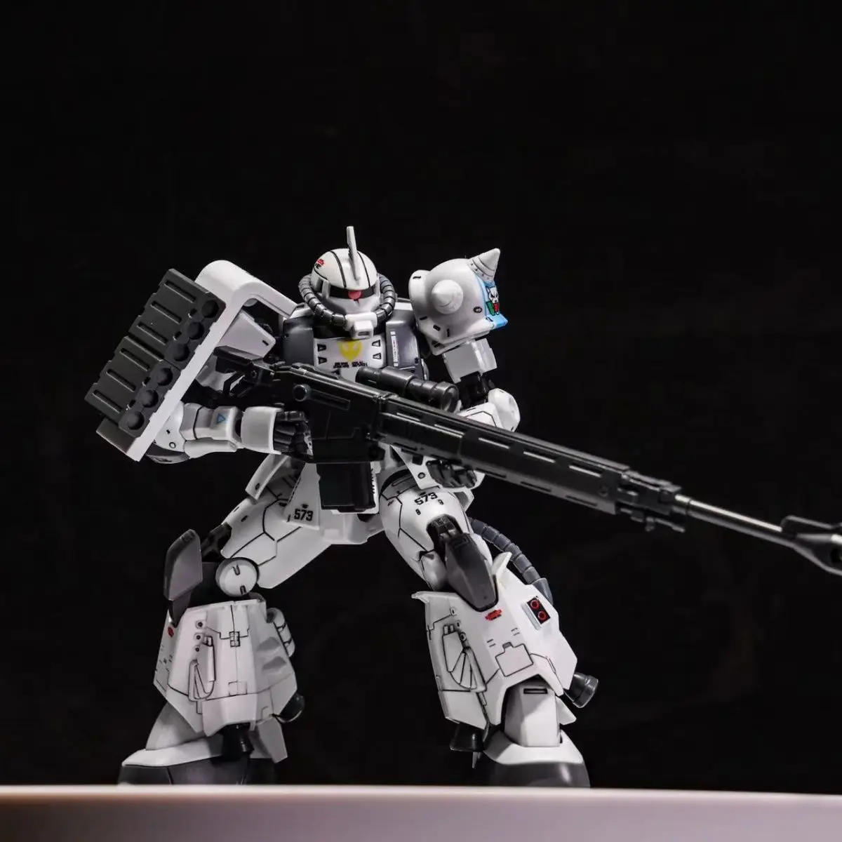 Фото Xingdong модель Hg 1/144 Ms-06R-1A Zaku2 Главное управление Matsunaga's настраиваемый мобильный костюм сборка модели роботов комплекты №5
