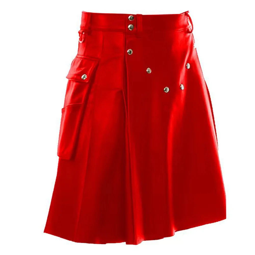 Фото Мужская повседневная юбка Larp Club Kilt, уличная юбка XL 2XL, мужской килт 75, полиэстер, 25 спандекс, однотонный узор №4