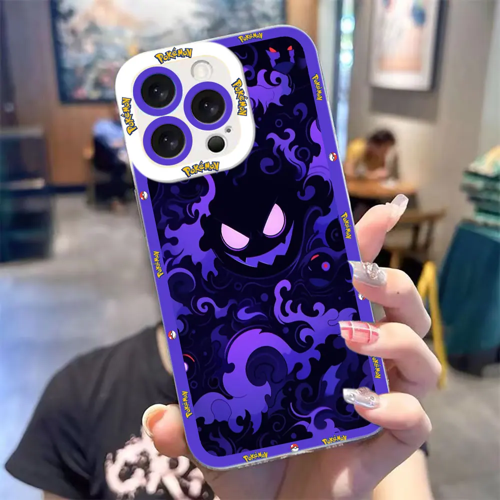 Фото P-Pikachu Monster G-Gengar, яркий Чехол для Infinix TECNO POVA 3 5 6 NOTE 10 11 12 G96 30 30I 40 CAMON 19 20 VIP №3