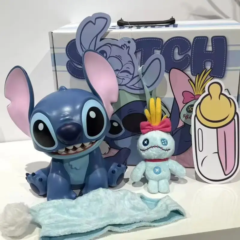 Новый горячий в наличии Новый Bluetooth-динамик Stitch — большая милая фигурка со звуком Hi-Fi |   Модный декор и коллекционные подарки на день рождения