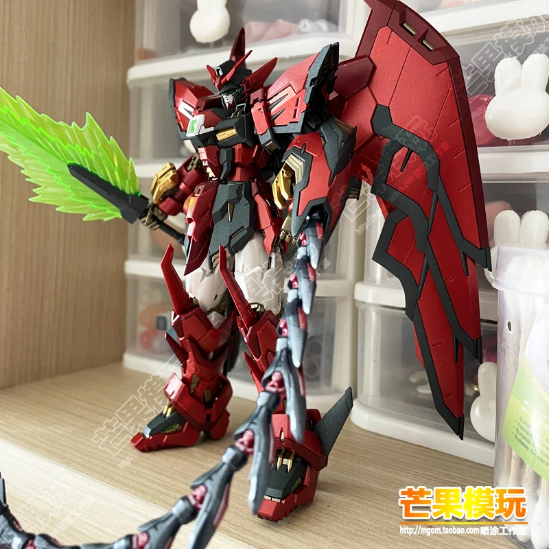 Bandai RG 1/144 модель Oz-13ms Epyon Белое золото специальное покрытие Мобильный костюм Сборная модель рождественские подарки для детей