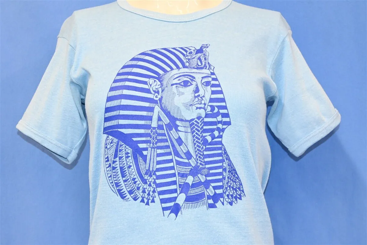 Футболка 70-х годов King Tut Egyptian Pharaoh Tutankhamun Egypt, женская маленькая футболка