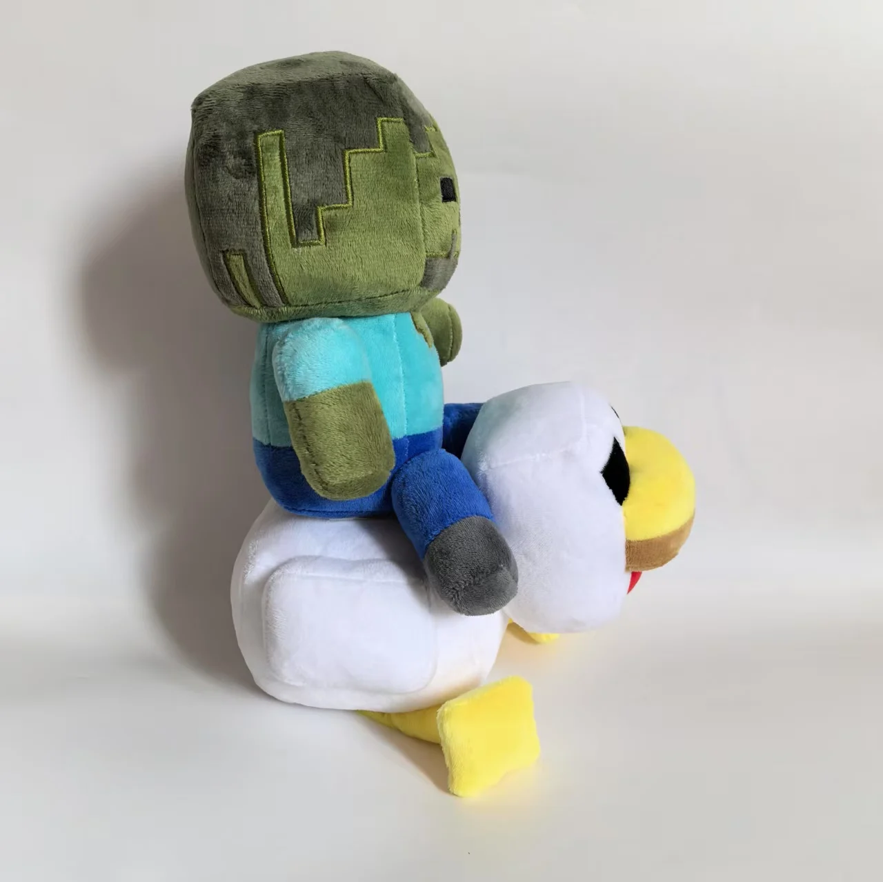 Фото Новые 35 см курица-жокей плюшевые игрушки мультфильм милые мягкие подушки куклы для детей подарок на день рождения и Рождество №2