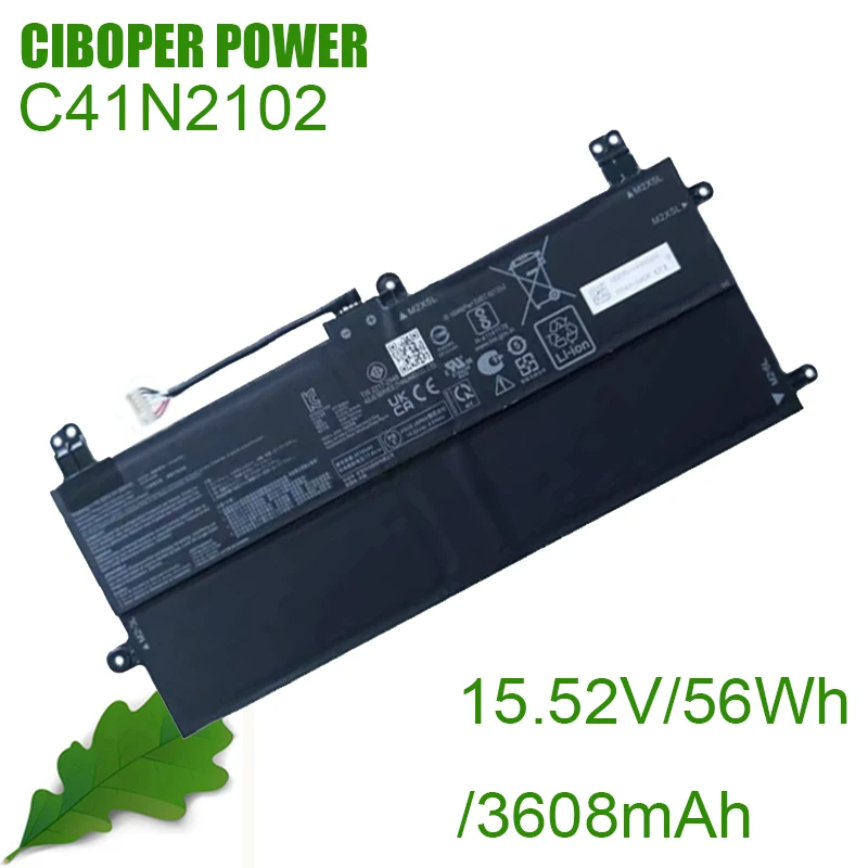 Фото CP аккумулятор для ноутбука 0B200-04100000 C41N2102 56WH для Rog FLOW Z13 GZ301ZA GZ301ZC GZ301ZE GZ301VV GZ301VF NR2201ZA NR2201ZE №2