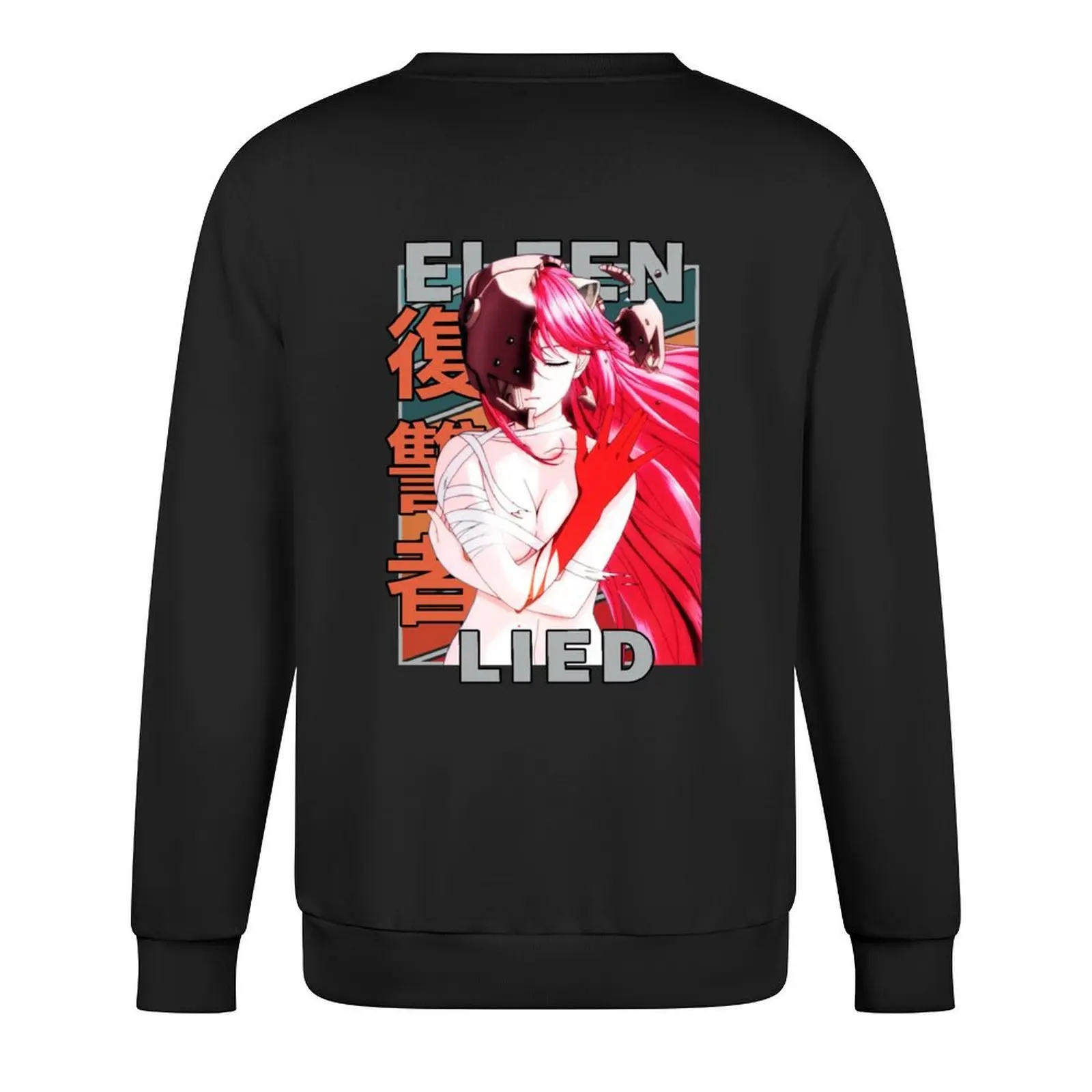 Фото Lucy/Nyu Elfen Lied Ретро полосатый дизайн пуловер мужская одежда мужская толстовка спортивный костюм мужская осенняя толстовка №3