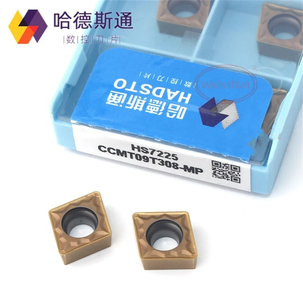 Фото HADESTO CCMT060204 CCMT060208 CCMT09T304 CCMT09T308 CCMT120408-MP TM TF HS7125 HS8125 HS7225 Твердосплавные пластины CCMT Вставки №2
