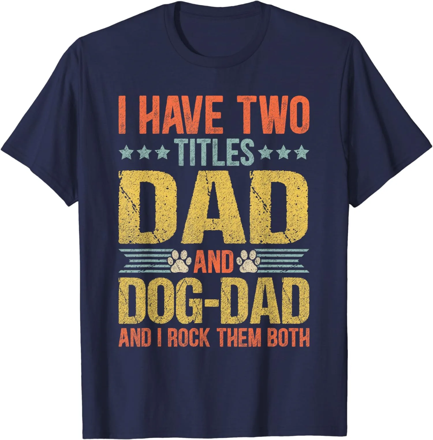 У меня есть две футболки Tittles Dad And Dod Dad Dog Lover Подарок на день отца футболка унисекс