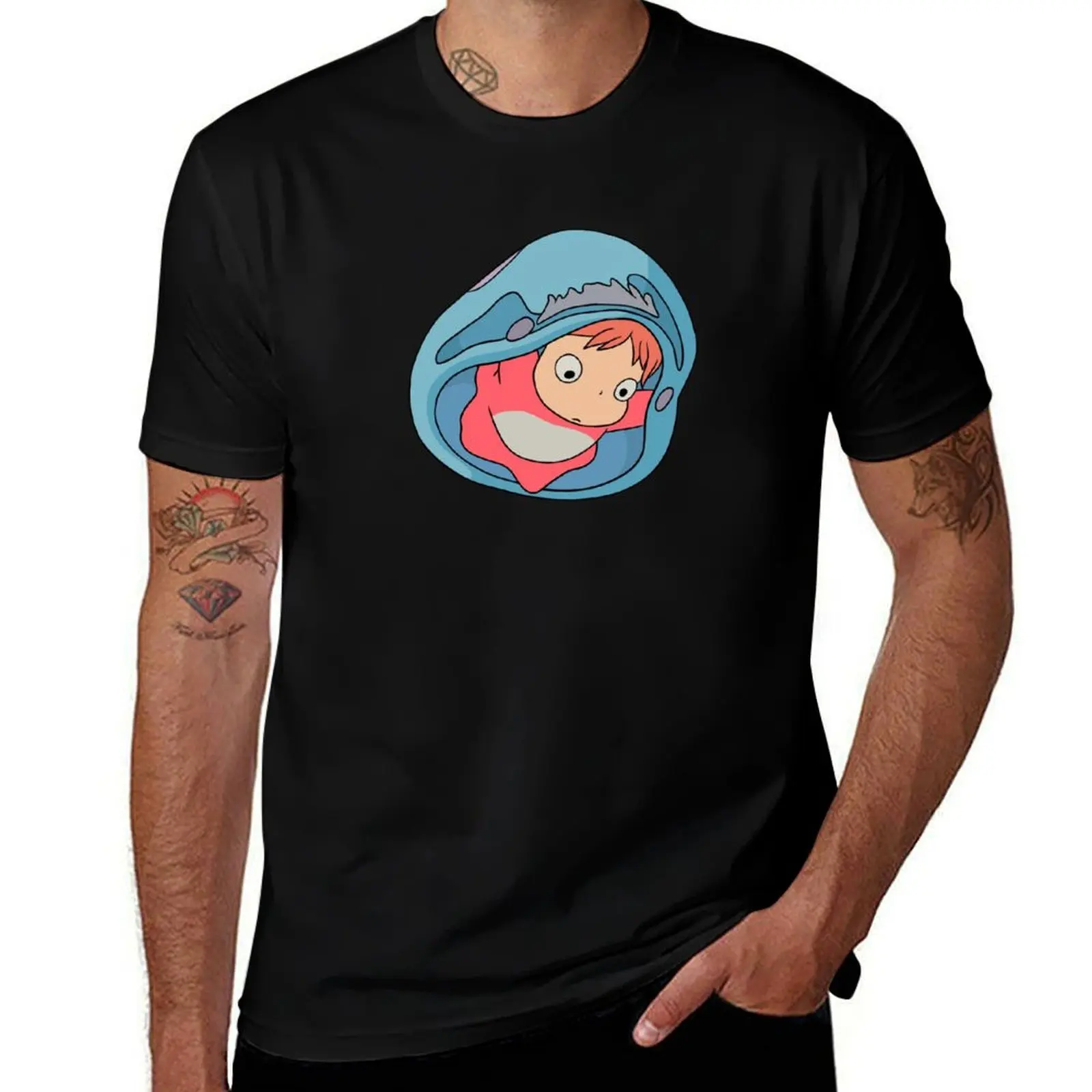 Футболка Ponyo’s Escape для спортивных болельщиков, футбольная футболка больших размеров, мужская одежда