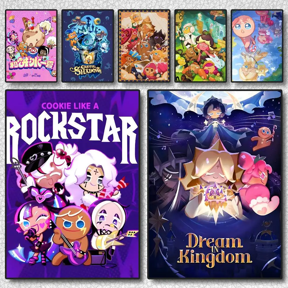 Игра C-Cookie R-Run K-Kingdom постер HD липкая стена водонепроницаемый дом гостиная спальня общежитие эстетическое украшение