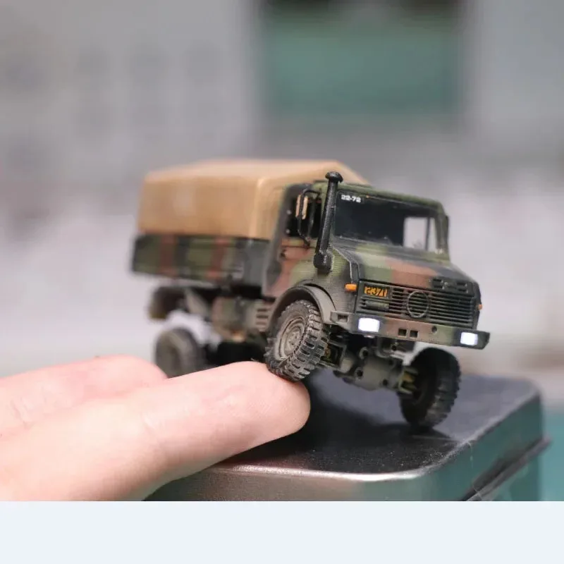 Фото Металлическая версия 1/87 Diy Kit 4x4 Статический сменный комплект для Unimog №4