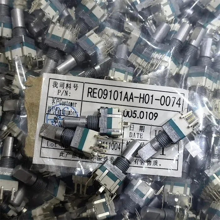 Энкодер LJV 8, пресс-переключатель, 15MMF RE09101AA-H01 с ручкой шага 20,