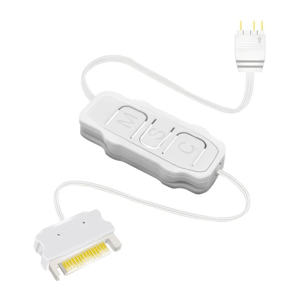 Фото Адаптер контроллера с RGB-подсветкой, 5 В, 3 контакта на SATA AURA ARGB №2