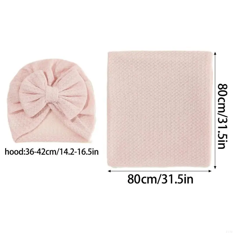 F19F 1 Set Neworns Swaddles Оберните полотенце маленькие стеганые одеяла с плодами больницы Bonnet (art.: 3920d0fc430e8) - 3920d0fc430e8
