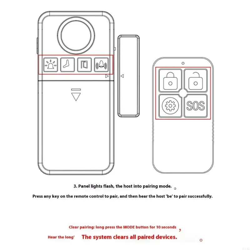 Фото High Decibel 130DB Security Alarm Sharge Densors №5