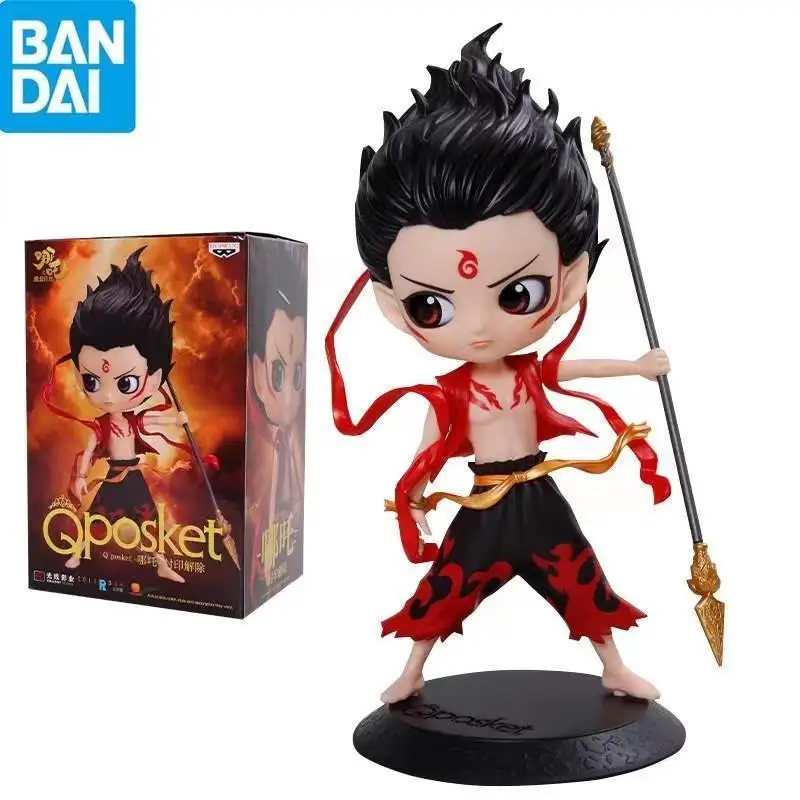 Фото [В наличии] Bandai Banpresto Q-Posket Nezha Aobing аниме персонажи Mini Kawaii Маленькая Фотография модели игрушки подарки №3